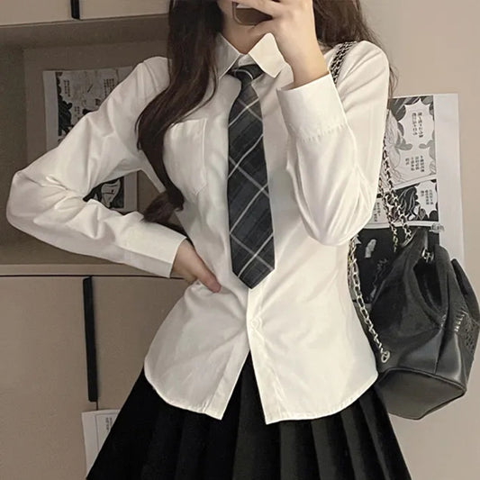 Camicia semplice bianca Anna